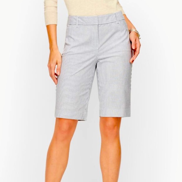 Talbots Shorts Nwt Womens Talbots Perfect Seesucker Bermuda Shorts Poshmark
